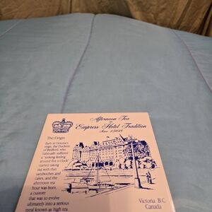 Empress Hotel Trivet Hanging Tile "The Origin" Of High Tea Victoria, B.C.